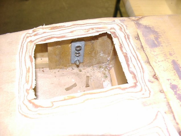 Höhenruder Reparatur
